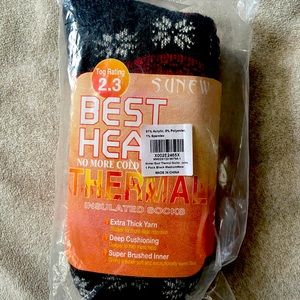 Extra Thick, Insulated Yarn Socks